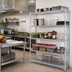 Thumbnail image #2 for EAGLEbrite 5-Tier Wire Add-On Shelving Unit, 60W x 24D x 74H, Zinc Finish