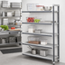Thumbnail image #2 for Cambro Camshelving Elements XTRA 5-Tier Vented Stationary Add-On Polymer Shelving Unit, 18 x 30 x 64 Inches