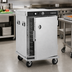 Thumbnail image #2 for Cres Cor Correctional Mobile Heated Half-Height Insulated Holding Cabinet for 8 18 x 26 Pans