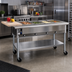 Thumbnail image #2 for Eagle Group Portable Electric Hot Food Table with 5 Dry Wells, Open Base, and Cutting Board