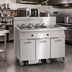 Thumbnail image #2 for Imperial Electric Floor Fryer with 3 Tanks, 50 lb. Capacity Each, Built-In Filter System and Computer Controls