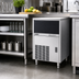 Thumbnail image #2 for Brema Undercounter Cube Ice Maker with 35 lb Bin, Air-Cooled, Self-Cleaning AWS, 90 lb/24 Hr