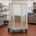 Thumbnail image #2 for MetroMax Q Mobile Wire Security Cage with Dolly and Wraparound Bumper, No Intermediate Shelves