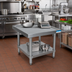 Thumbnail image #2 for BK Resources 36 x 30 x 20-Inch 14/304 Stainless Steel Machine Stand with Adjustable Undershelf