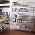 Thumbnail image #2 for EagleGard 5-Tier Add-On Wire Shelving Unit, 72W x 24D x 74H, QuadTruss Shelves, EAGLEgard Hybrid Epoxy Finish