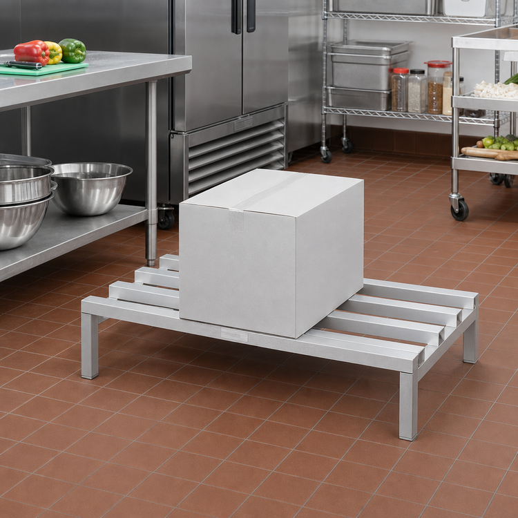 Product image #2 for Channel Manufacturing Standard Series Aluminum C-Channel Dunnage Rack, 42 x 20 x 12 Inches, 2,500 lb Capacity