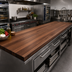 Thumbnail image #2 for Boos Block American Black Walnut Edge Grain Kitchen Countertop, 108 x 25 x 1-1/2 Inches