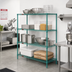 Thumbnail image #2 for EagleGard 4-Tier Stationary Wire Shelving Starter Unit, 42
