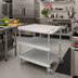 Thumbnail image #2 for Metro myCart Series Heavy-Duty 3-Shelf Polymer Utility Cart, Gray