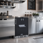 Thumbnail image #3 for Summit Commercial Summit Appliance SBC58BFRTPCFADA Freestanding ADA Front-Tap Cold Brew Coffee Kegerator, Dual Tap, 5.3 Cu. Ft.