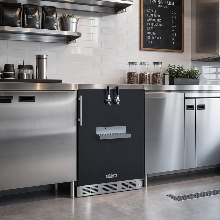 Product image #3 for Summit Appliance 24-Inch ADA-Compliant Front Tap Cold Brew Coffee Kegerator with Dual Tap
