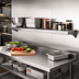 Thumbnail image #2 for Eagle Group 72 Inch x 12 Inch Wall-Mounted Stainless Steel Shelf, 14 Gauge 304