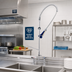 Thumbnail image #2 for T&S Brass EasyInstall Deck-Mount Pre-Rinse Unit with Add-On Faucet, 10-Inch Swing Nozzle and 1.07 GPM Spray Valve