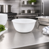 Thumbnail image #2 for Corelle Essentials Vitrelle Glass Oatmeal Bowl, 12 oz, 5-Inch Round, White
