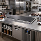 Thumbnail image #2 for Delfield N8273GP 73-Inch Drop-In Black Granite Frost Top, Self-Contained R290 Refrigeration, 0°F to 20°F, 115V