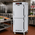 Thumbnail image #2 for Metro C5 8 Series Full-Height Pass-Thru Heated Holding Cabinet with Touchscreen Controls, Dutch Doors, and Universal Wire Slides