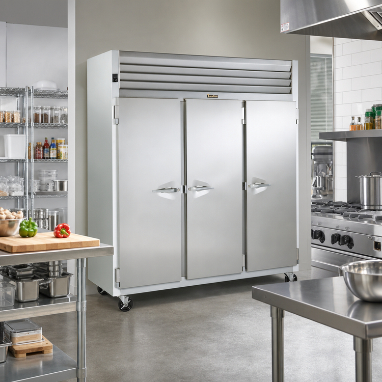 Product image #2 for Traulsen Dealer's Choice G Series 3-Section Reach-In Freezer with Full-Height Solid Doors