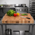 Thumbnail image #2 for John Boos Boos Block End Grain Northern Hard Rock Maple Island Countertop, 48 x 27 x 4 Inch, Cream Finish