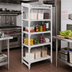 Thumbnail image #3 for Cambro Camshelving Premium 4-Shelf Solid Starter Polymer Shelving Unit, 24