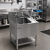 Thumbnail image #2 for Advance Tabco Prestige Left Welded Side Splash for 20-Inch Unit