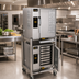 Thumbnail image #2 for AccuTemp Evolution Connected Double-Stack Boilerless Convection Steamer, 2-Compartment, 6-Pan Per Compartment, Electric, Stand-Mounted