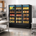 Thumbnail image #2 for True Full-Length Three-Section Glass Door Freezer Merchandiser, -10°F, 12 Shelves