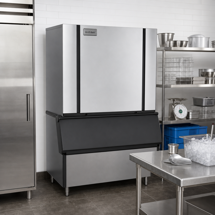 Product image #3 for Ice-O-Matic Elevation Series Modular Full-Size Cube Ice Maker, 48 Inch Wide, Remote Condenser, 1,560 lb/Day