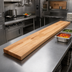 Thumbnail image #2 for John Boos L050-O Steam Table Cutting Board, 48 in. x 10 in., 1-1/4 in. Thick, Edge Grain Maple