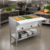 Thumbnail image #2 for BevLes 44-Inch 3-Well Electric Dry Heat Steam Table