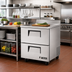 Thumbnail image #2 for True 27-Inch 1-Section 2-Drawer Worktop Refrigerator, Rear-Mounted Self-Contained, Stainless Steel