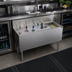 Thumbnail image #2 for Krowne Royal Series KR19-48-10 48-Inch Underbar Ice Bin/Cocktail Unit with 10-Circuit Cold Plate, 147-Lb Capacity, 12-Inch Deep Bin