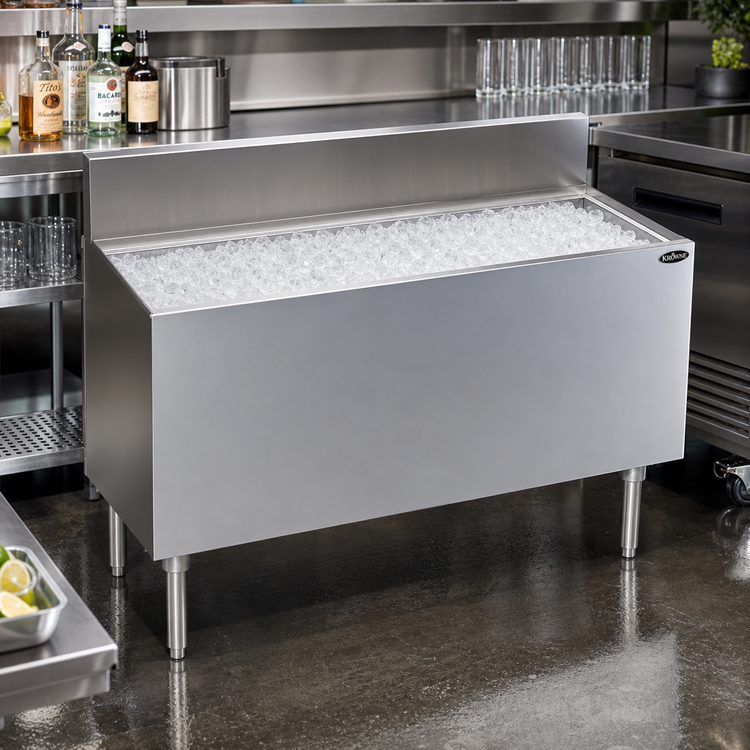 Product image #2 for Krowne Royal Series 48-Inch Underbar Ice Bin/Cocktail Unit with 10-Circuit Cold Plate