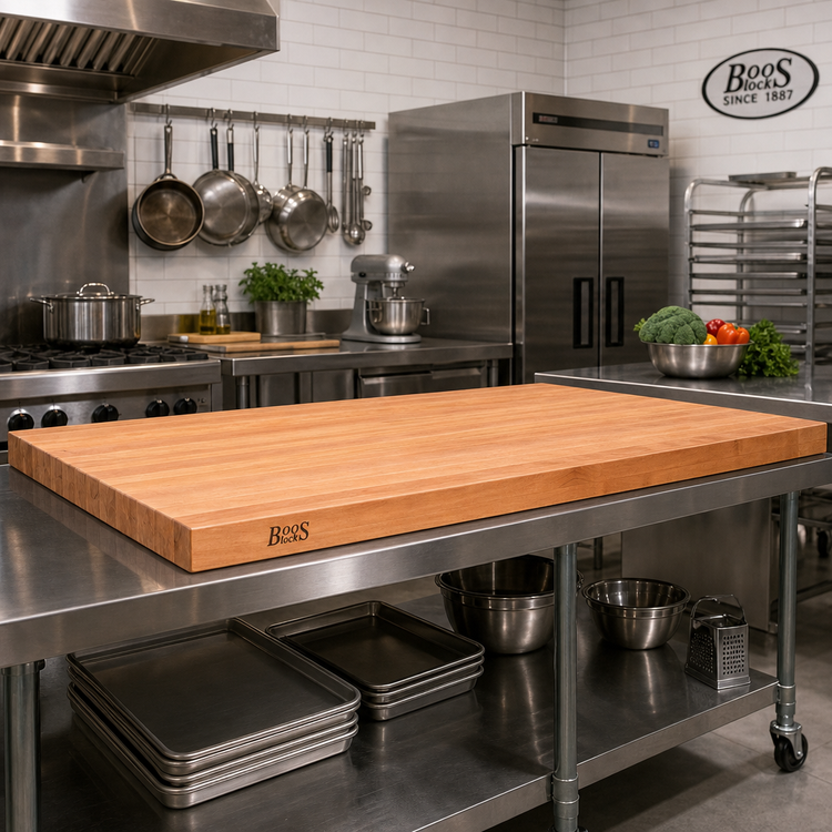 Product image #2 for Boos Block American Cherry Kitchen Countertop, 72 x 38 x 2-1/4 Inches, Edge Grain, Penetrating Oil Finish