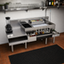 Thumbnail image #2 for Glastender ALL-66C 66-Inch All-In-One Underbar Ice Bin/Cocktail Station with Blender Shelf, Sink, and Speed Rails