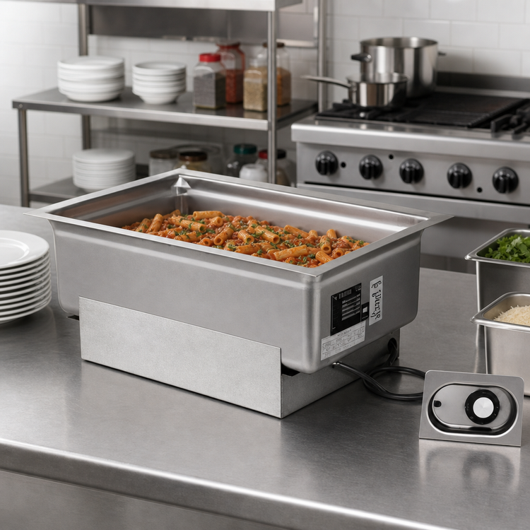 Product image #2 for Eagle Group Drop-In Electric Rectangular Hot Well Food Warmer, Single 12 x 20 Pan Opening