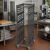 Thumbnail image #3 for Cambro Camshelving Ultimate End-Load Full-Size Mobile Sheet Pan Rack, 3-Inch Rail Spacing, Factory Assembled, Metal Casters, Brushed Graphite
