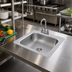 Thumbnail image #2 for Advance Tabco Smart Series Single Bowl Drop-In Sink, 23 x 21 Inch Overall, 20 x 16 x 10 Inch Bowl