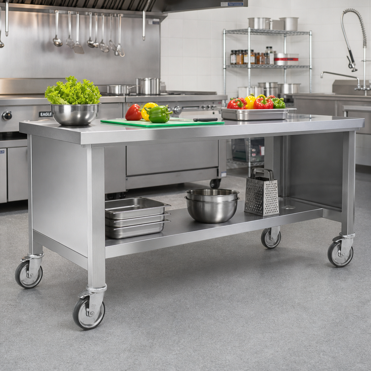 Product image #2 for Eagle Director's Choice 78-Inch Solid Removable Undershelf, Type 304 Stainless Steel