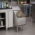 Thumbnail image #2 for Krowne Royal Series Freestanding Narrow Underbar Liquor Bottle Display Unit, 20-Bottle Capacity, 16 Inch Wide