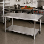 Thumbnail image #2 for John Boos SSK8-3036 Stainless Steel Undershelf, 18-Gauge 300 Series, 36"W x 30"D