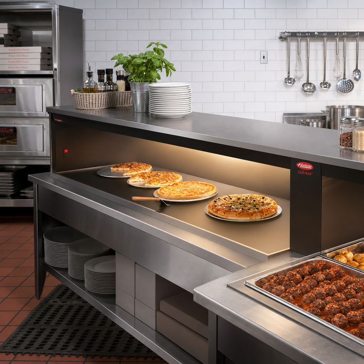 Product image #2 for Hatco Glo-Ray Built-In Heated Shelf with Flush Top, 73-1/2 x 21-Inch Surface
