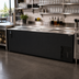 Thumbnail image #2 for Pro-Line 80-Inch Black Flat Top Deep Well Horizontal Bottle Cooler with 3 Sliding Doors
