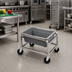 Thumbnail image #2 for Channel Manufacturing All-Welded Stainless Steel 1-Lug Top-Load Lug Rack with 5-Inch Swivel Stem Casters