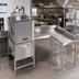 Thumbnail image #2 for Spec-Master 60 x 60 Inch Right-Hand Corner Clean Dishtable, 14-Gauge 304 Stainless Steel