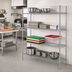 Thumbnail image #2 for Advance Tabco Special Value Heavy Duty Chrome Plated Wire Shelf, 72-Inch W x 14-Inch D