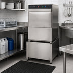 Thumbnail image #2 for Eurodib USA Lamber AC00027 Stainless Steel Dishwasher Base Stand with Door, Fits DSP3/S480, 18 x 18 x 22 Inches Case of 5