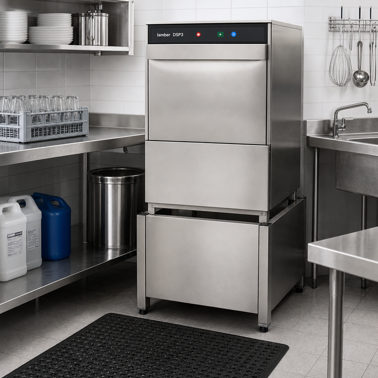 Product image #2 for Lamber Stainless Steel Dishwasher Base/Equipment Stand for DSP3 and S480
