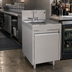 Thumbnail image #2 for Glastender 18-Inch Wide Underbar Wet Waste Sink Cabinet Base with Lockable Door and Dry Waste Chute