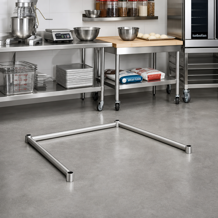Product image #2 for Eagle Group 3-Sided Stainless Steel Channel Frame, 36 x 36 Inches