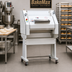 Thumbnail image #3 for BakeMax French Bread Dough Moulder, Floor Model with Stand and Casters, 50 to 1000 Gram Range, 3,000 Pieces/Hour